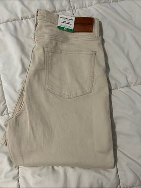 Scotch & Soda Light Beige high-Rise Jeans